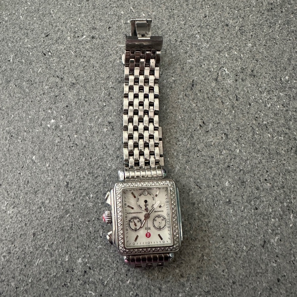 Michele Diamond Deco Watch